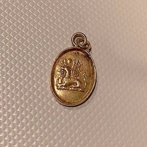 Pyrrha 14 kt rose gold Dragon talisman charm